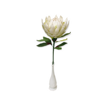 Load image into Gallery viewer, PAPER FLOWER SHOP WHITE KING PROTEA