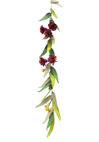 PAPER FLOWERS - MAGENTA PINK EUCALYPTUS