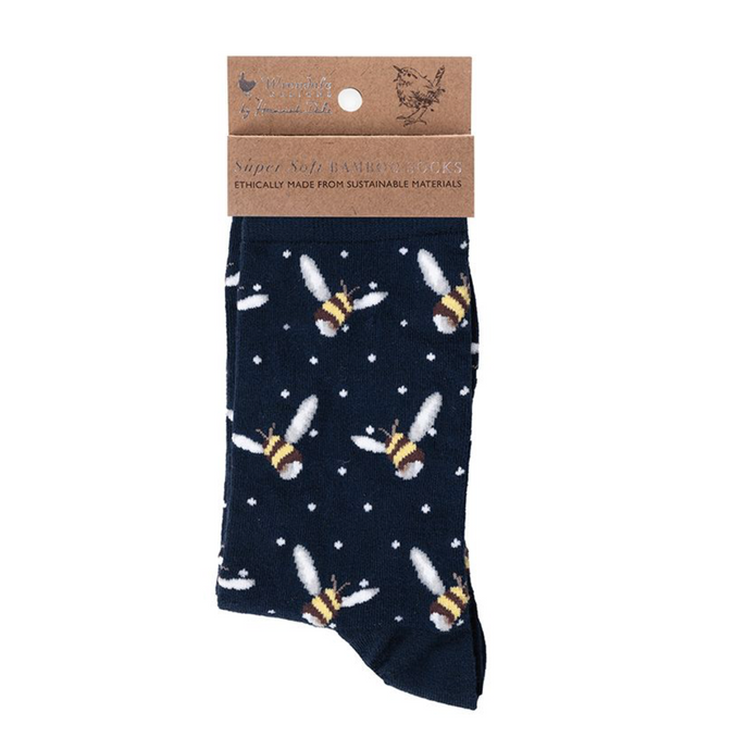 WRENDALE BAMBOO SOCKS - BUSY BEE