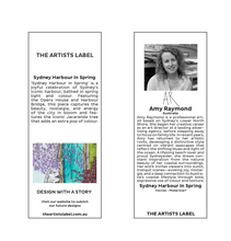 Load image into Gallery viewer, THE ARTIST’S LABEL SCARF - SYDNEY HARBOUR IN SPRING