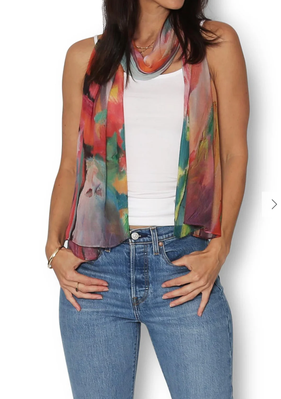 THE ARTIST’S LABEL SCARF - FEELINGS OF CATHEDERAL ROCKS