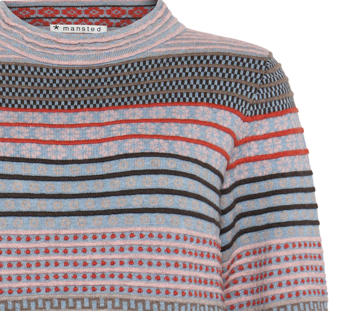 BECK M/C MAZE FUNNE NECK - DENIM
