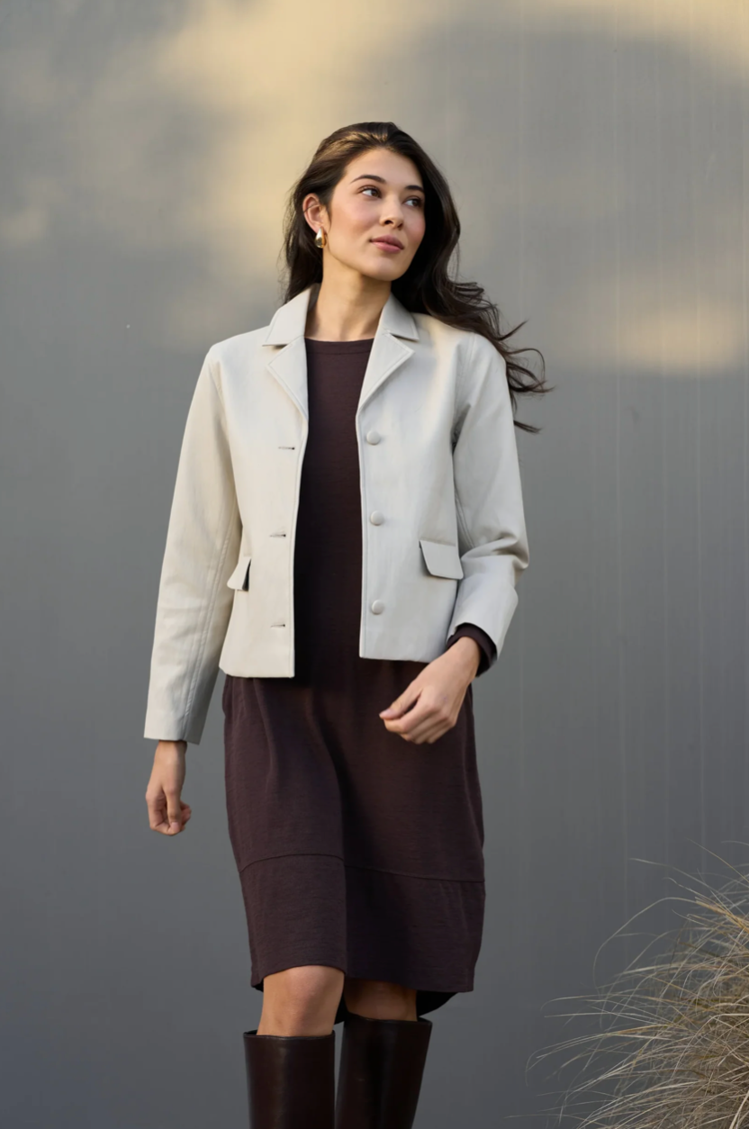 FAUX REAL JACKET - STONE
