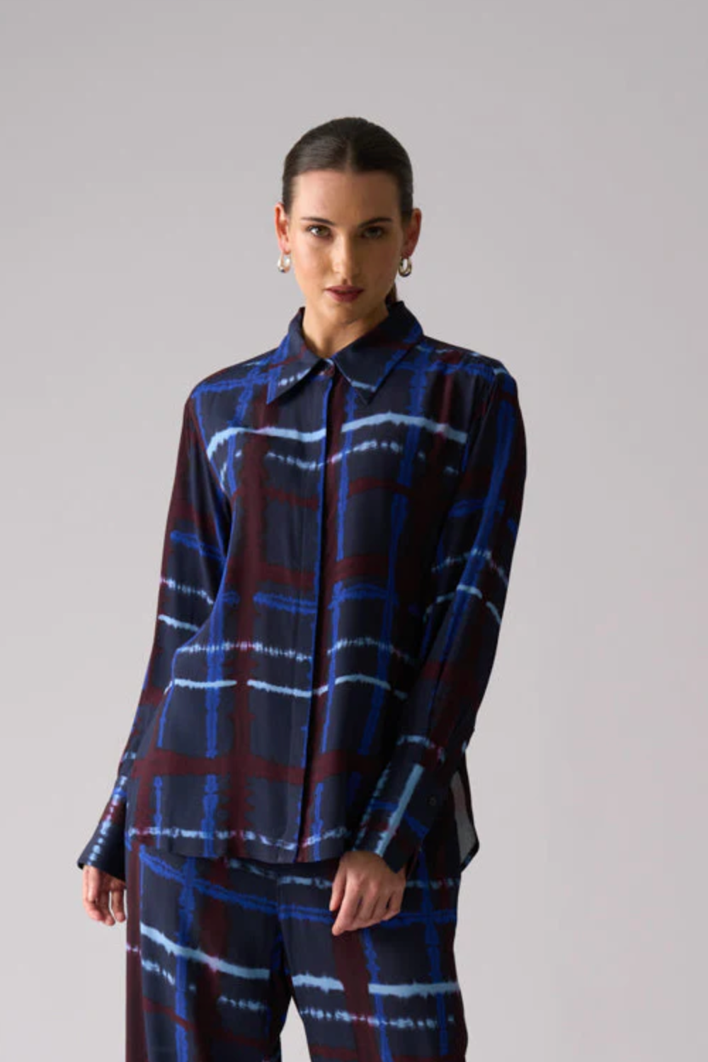 TUX DELUXE SHIRT - CROSSED LINES