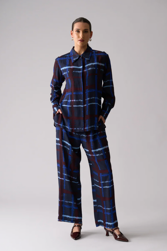 TUX DELUXE SHIRT - CROSSED LINES