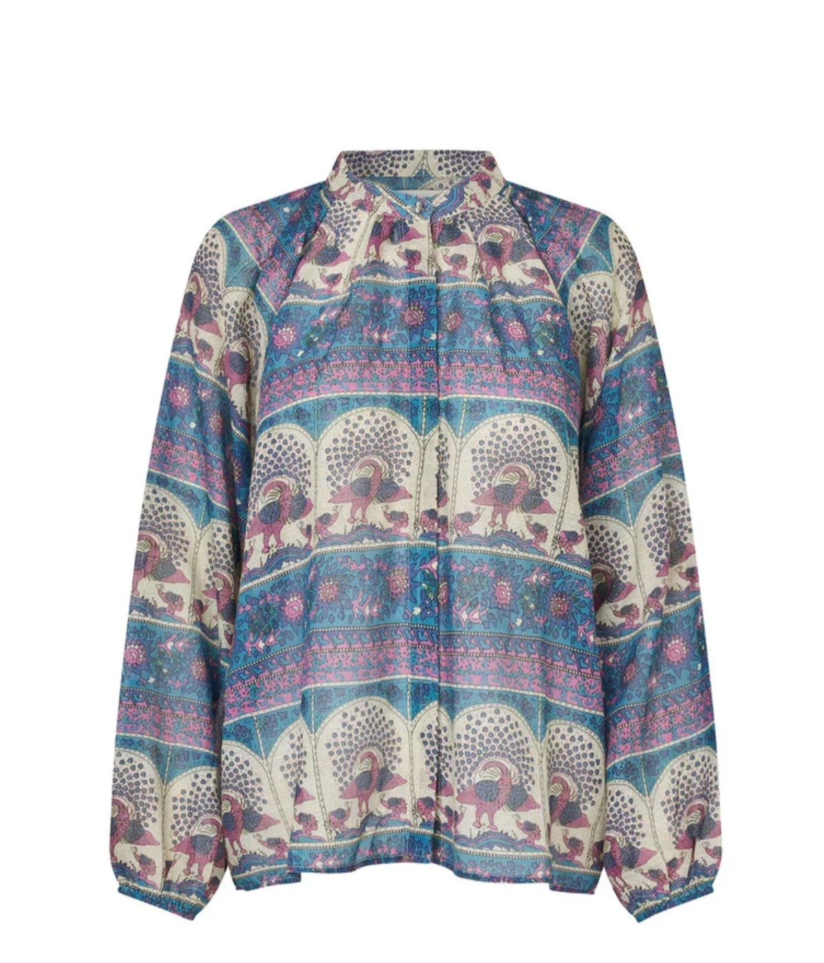 HAILEY SHIRT - PEACOCK BLUE