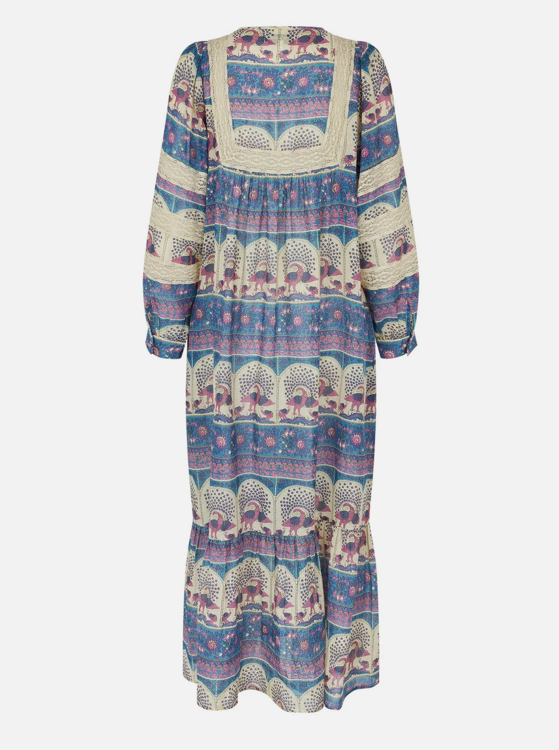 LATOUR DRESS - PEACOCK BLUE