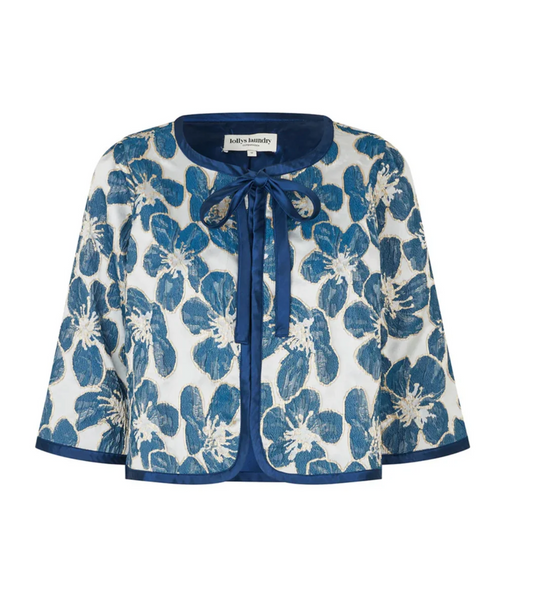 TRINE SHORT JACKET - BLUE