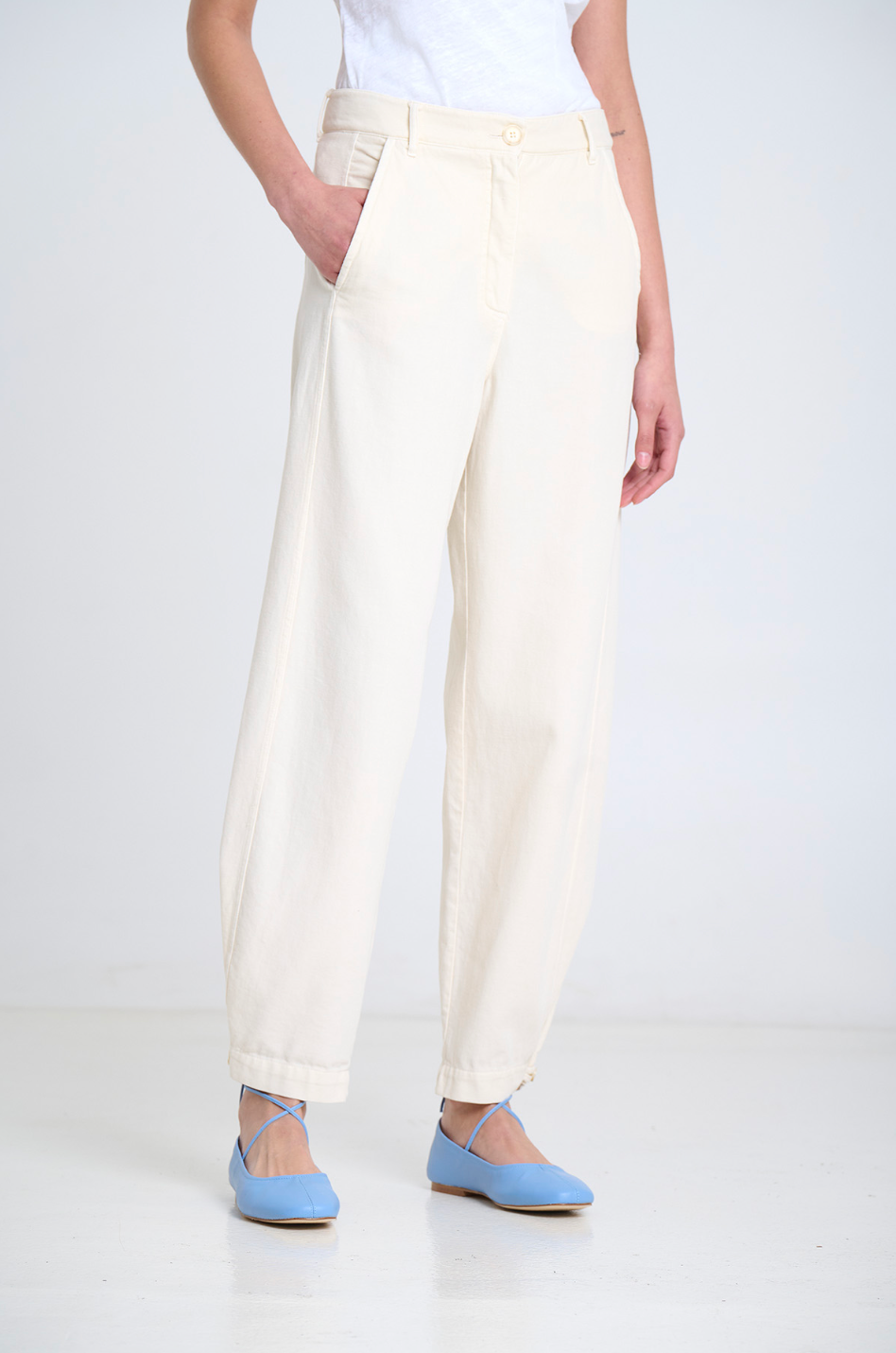 PANTS - ECRU