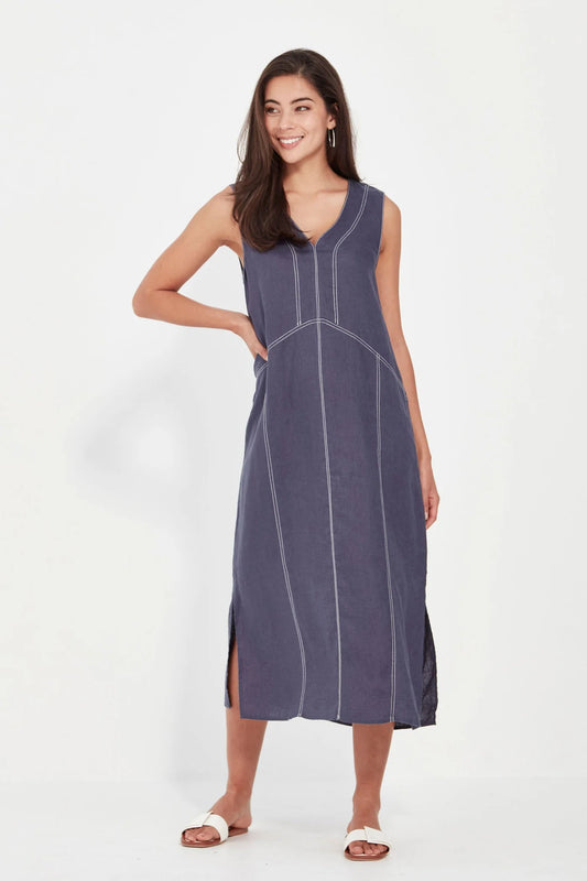 CORDELIA DRESS - DENIM