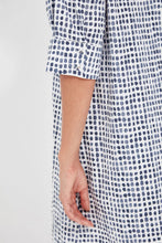 Load image into Gallery viewer, ACROBAT TILE DRESS - DENIM PRINT