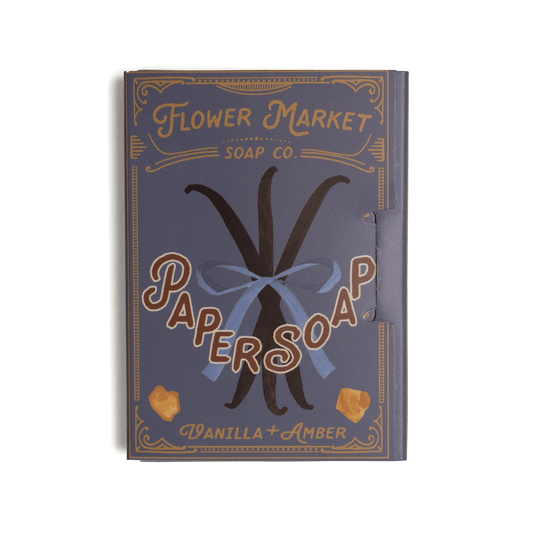 PAPER SOAP - VANILLA + AMBER