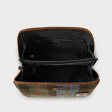 Load image into Gallery viewer, Toiletry Bag: Chestnut-Blue Tartan