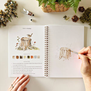 WOODLAND WATERCOLOUR WORKBOOK