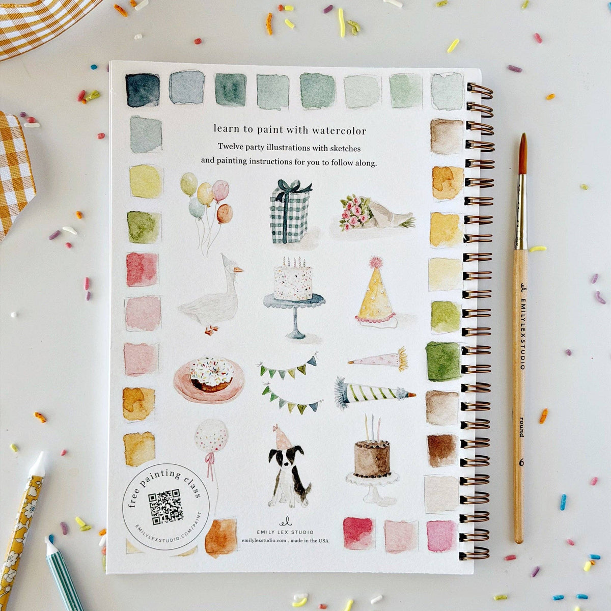 CELEBRATE WATERCOLOUR WORKBOOK