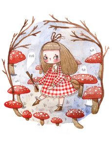 What Lurks in the Woods - A5 Print