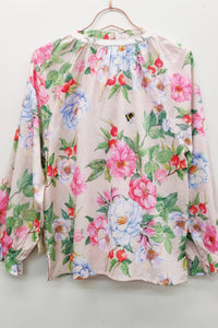 LA VILLE ROSE BLOUSE - IVORY FLORAL