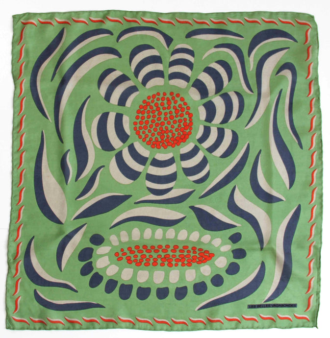 SILK MINI FORGET-ME-NOT SCARF