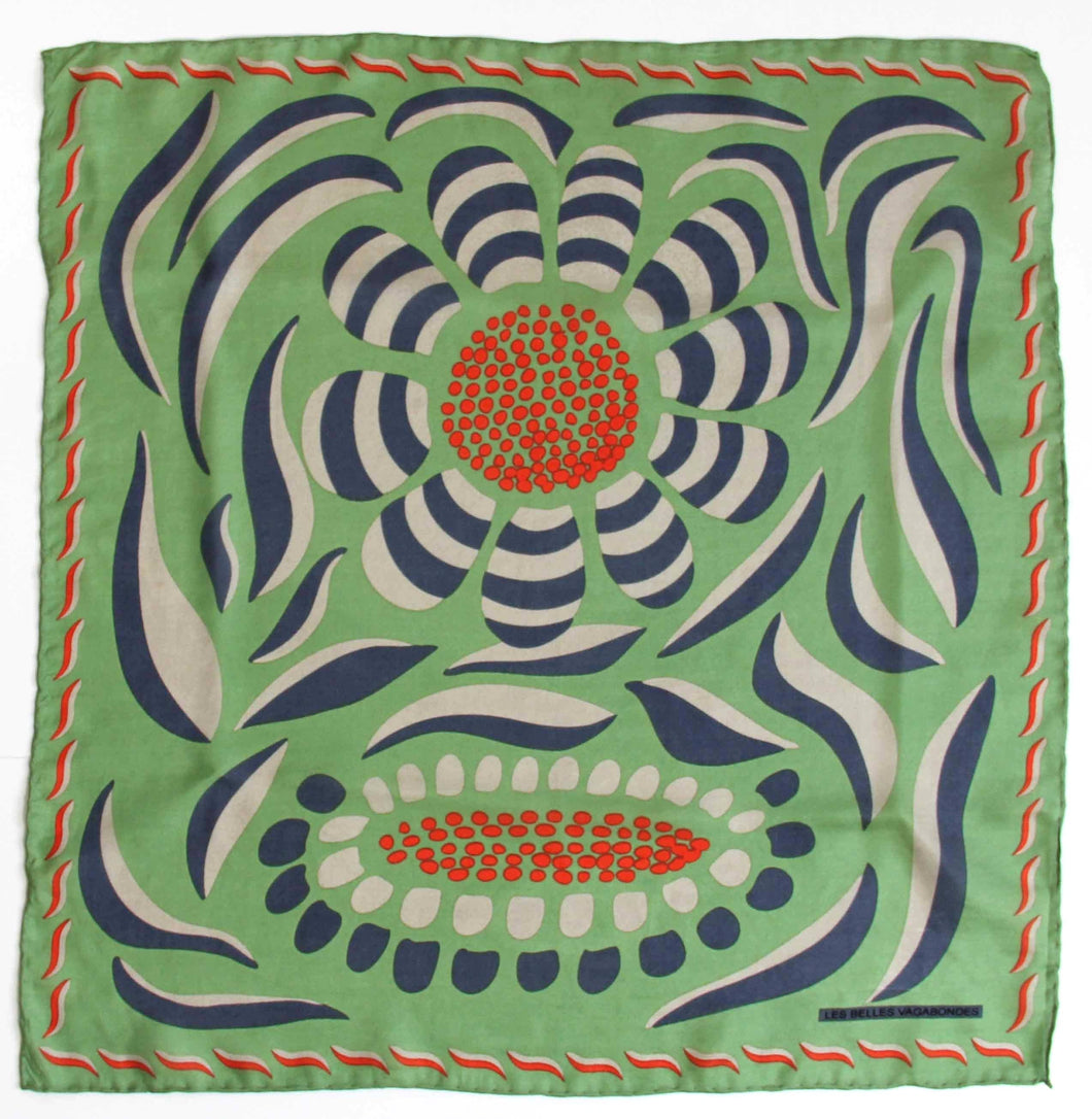 SILK MINI FORGET-ME-NOT SCARF