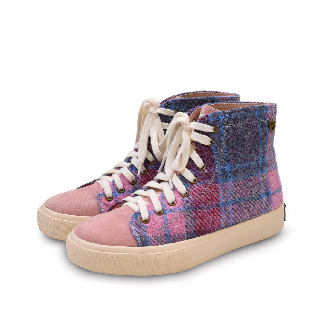 THE BLAIR : PINK & BLUE TARTAN