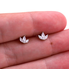 Load image into Gallery viewer, ANGEL IN ORANGE DRESS CRYSTAL EARRINGS