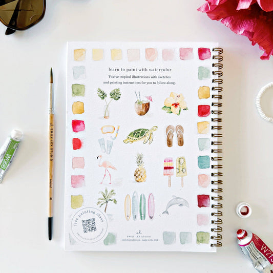 TROPICAL WATERCOLOUR BOOK