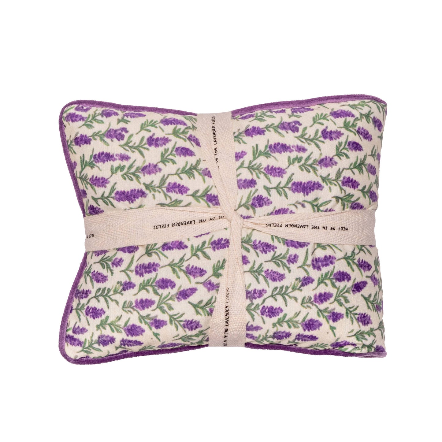 LAVENDER NECK PILLOW - ORGANIC COTTON HEAT OR COOL