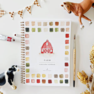 FARM WATERCOLOUR WORKBOOK
