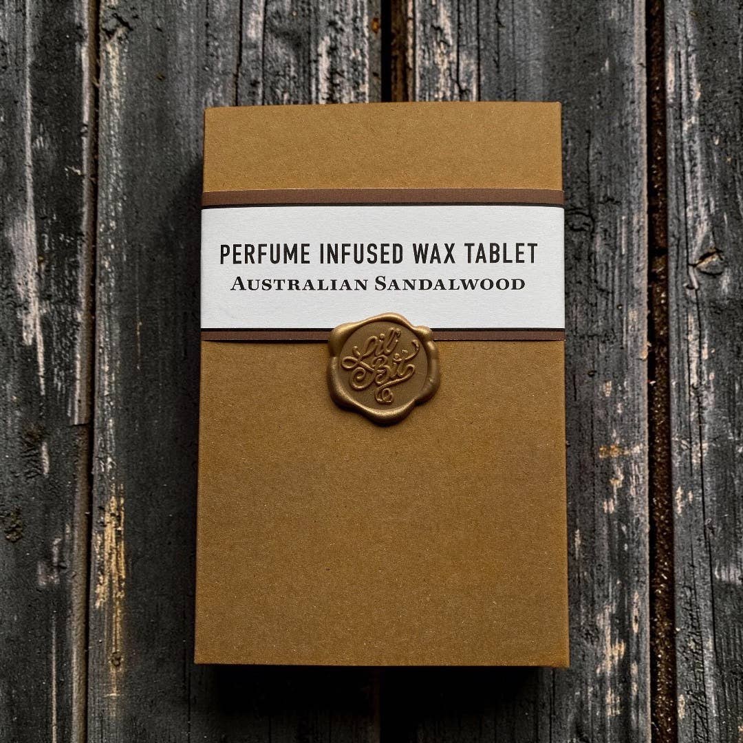 AUSTRALIAN SANDLEWOOD PERFUME INFUSED WAX TABLET