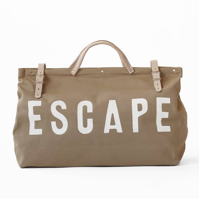 ESCAPE CANVAS UTILITY BAG - KHAKI