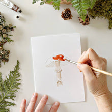 Load image into Gallery viewer, MUSHROOMS PAINTABLE CARDS