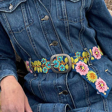 Load image into Gallery viewer, EMBROIDERED BELT - SUNSHINE DAYDREAM