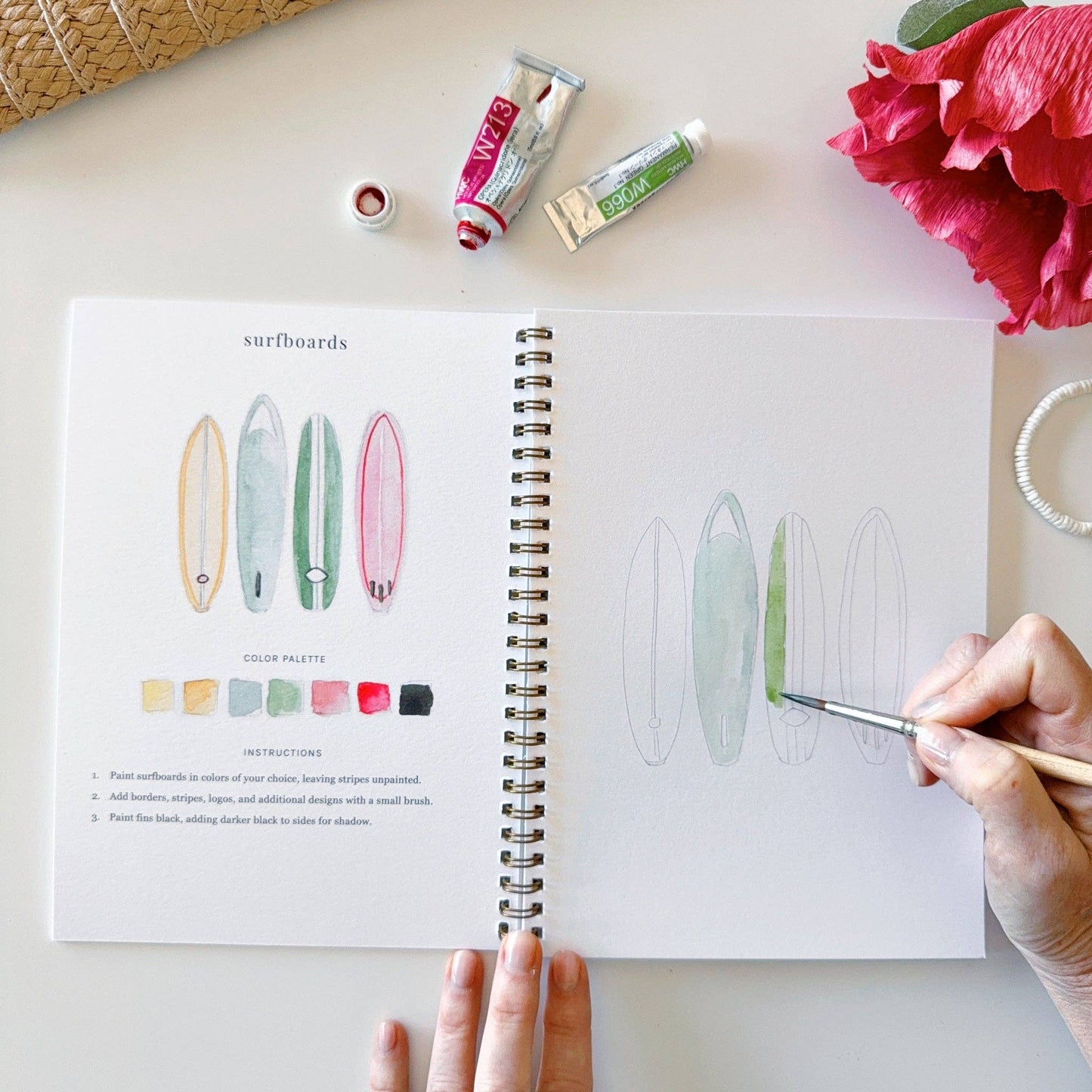 TROPICAL WATERCOLOUR BOOK
