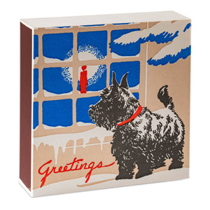 SCOTTY DOG | SQUARE MATCHBOXES🎄