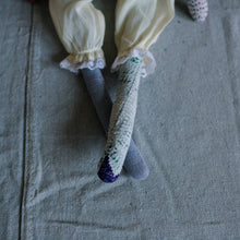 Load image into Gallery viewer, KANTHA RUFFLE HARE RAG DOLL - COTTON FILLED