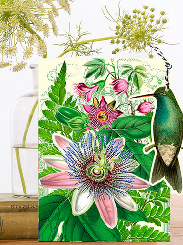 FANDANGLE GREETING CARD - PASSION FLOWER