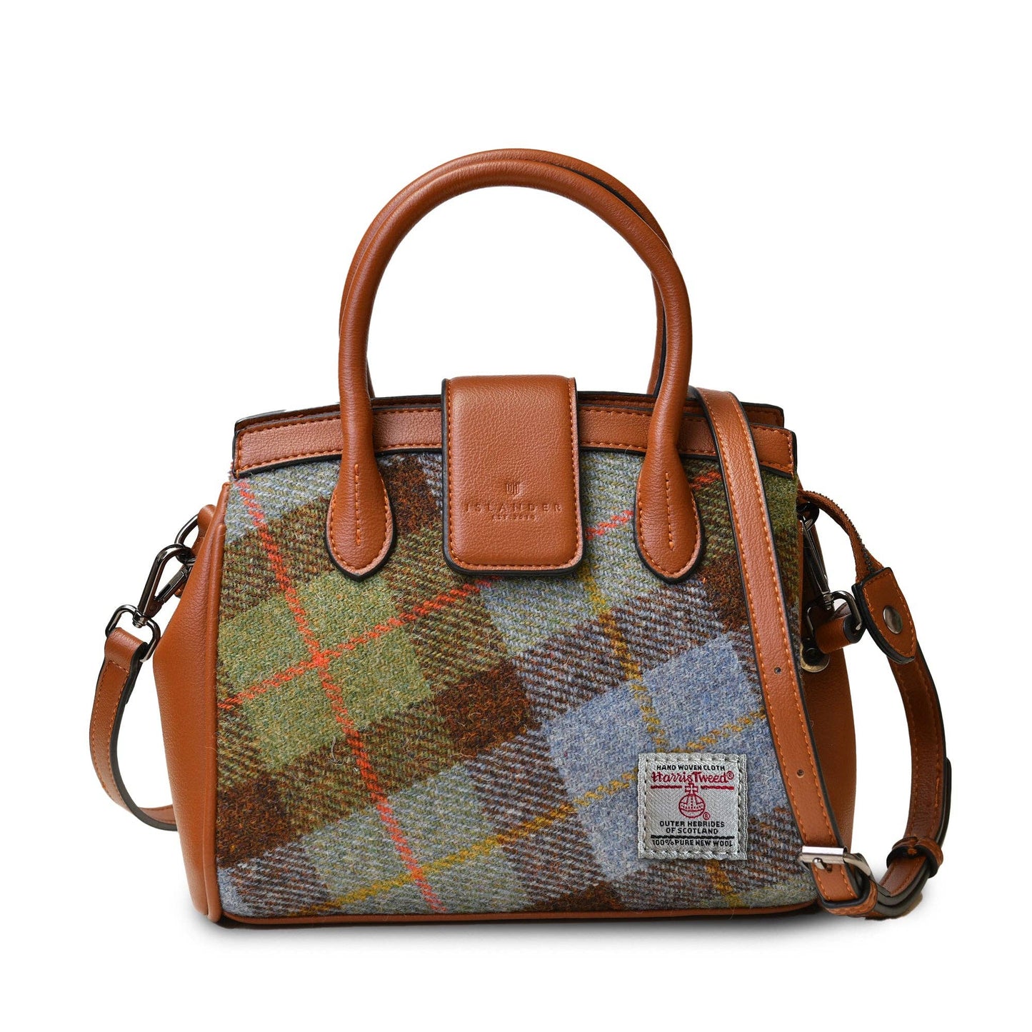THE MINI TIREE TOTE - CHESTNUT TARTAN
