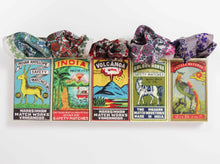 Load image into Gallery viewer, SILK MINI CARIBBEAN BLUE SCARF