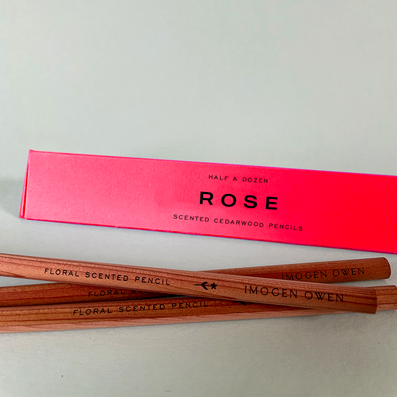 ROSE SCENTED PENCILS
