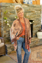 Load image into Gallery viewer, MATINÉE DUSTER KIMONO - THE STORYTELLER w/ Chinoiserie