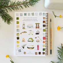 Load image into Gallery viewer, CAMPING WATERCOLOUR WORKBOOK