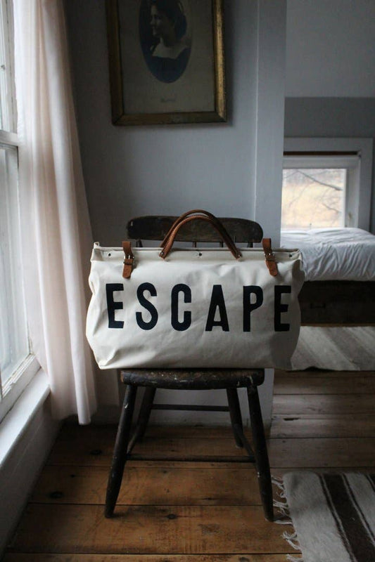 ESCAPE CANVAS UTILITY BAG - OLIVE GREEN
