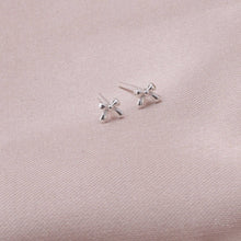 Load image into Gallery viewer, RED BALLERINA WITH TINY BOW EARRINGS