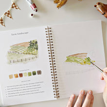 Load image into Gallery viewer, FARM WATERCOLOUR WORKBOOK
