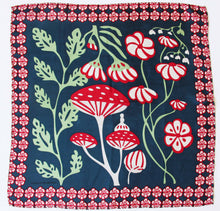 Load image into Gallery viewer, SILK MINI ALICE MARINE NAVY SCARF