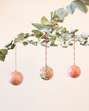 Load image into Gallery viewer, CRIMSON FLOWERS BAUBLE