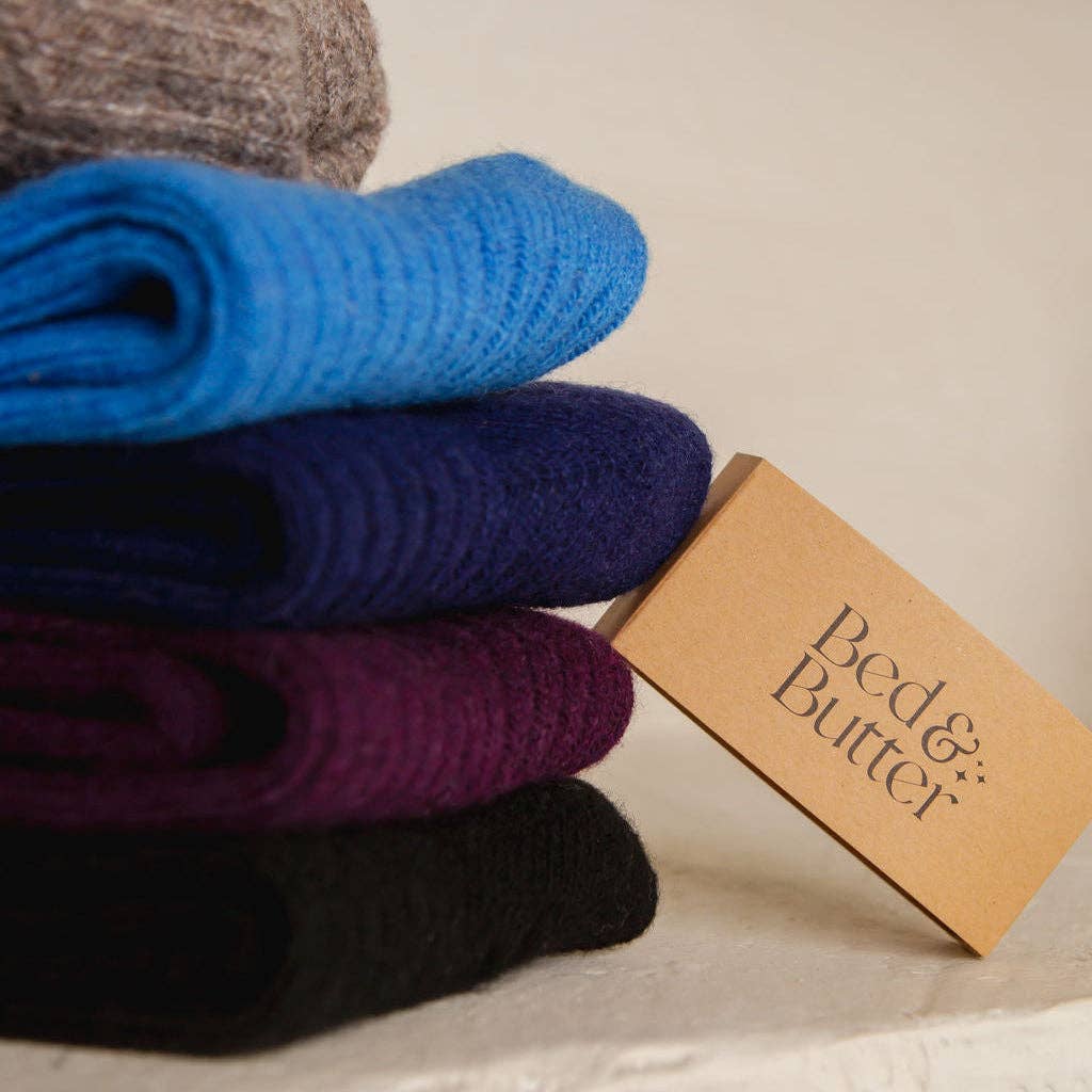 THE COMFIEST SOCKS - WINE S/M