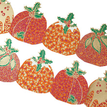 Load image into Gallery viewer, CHRISTMAS PUDDING CONCERTINA GARLAND