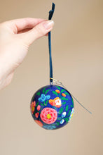 Load image into Gallery viewer, DARK BLUE BLOSSOMS BAUBLE