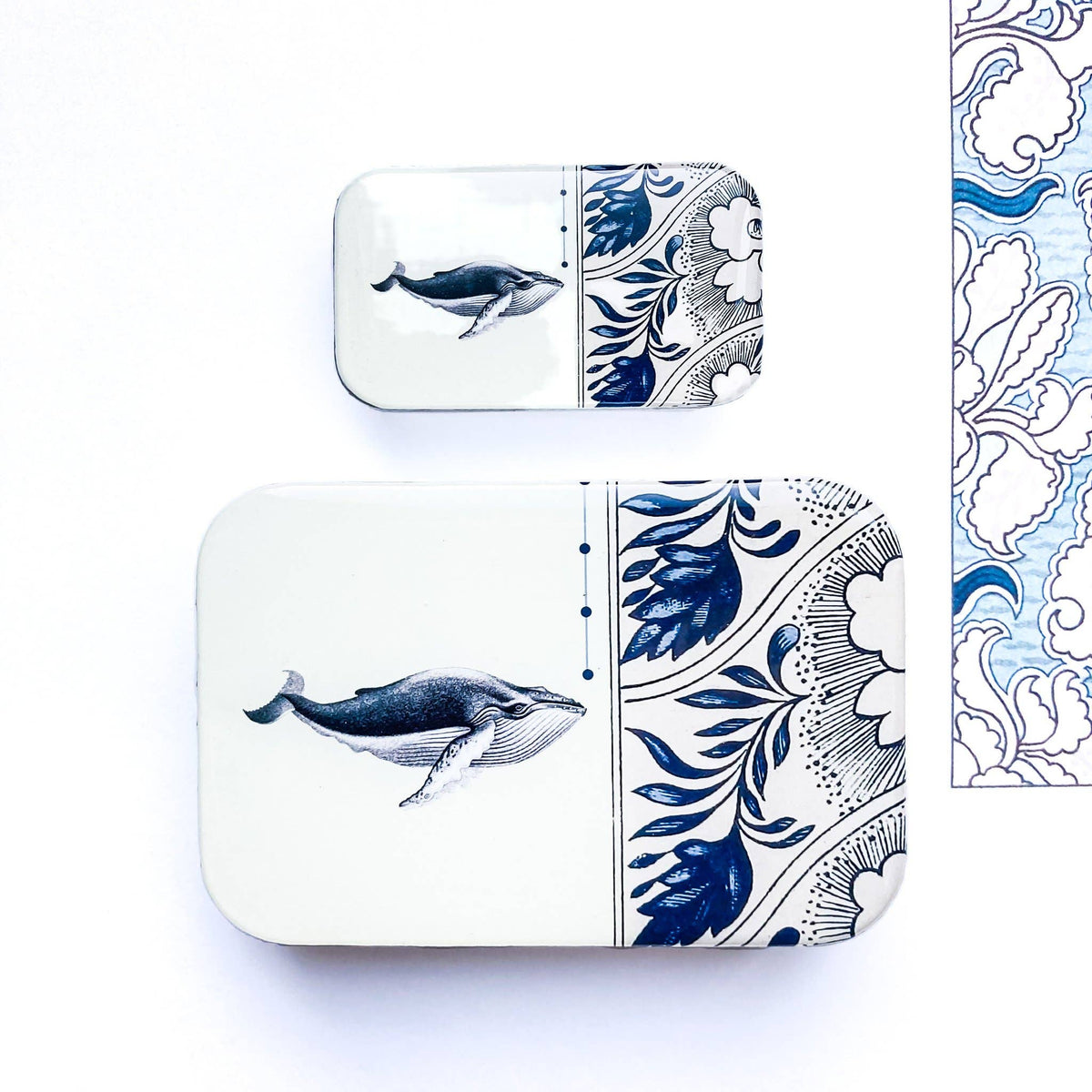 WHALE NOTIONS TIN - LARGE